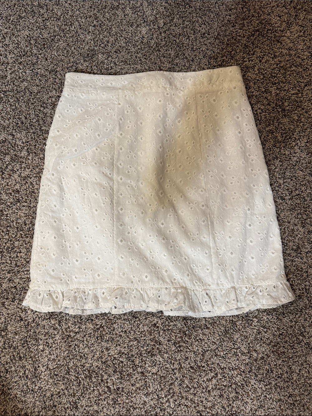 NWOT White Eyelet Skirt